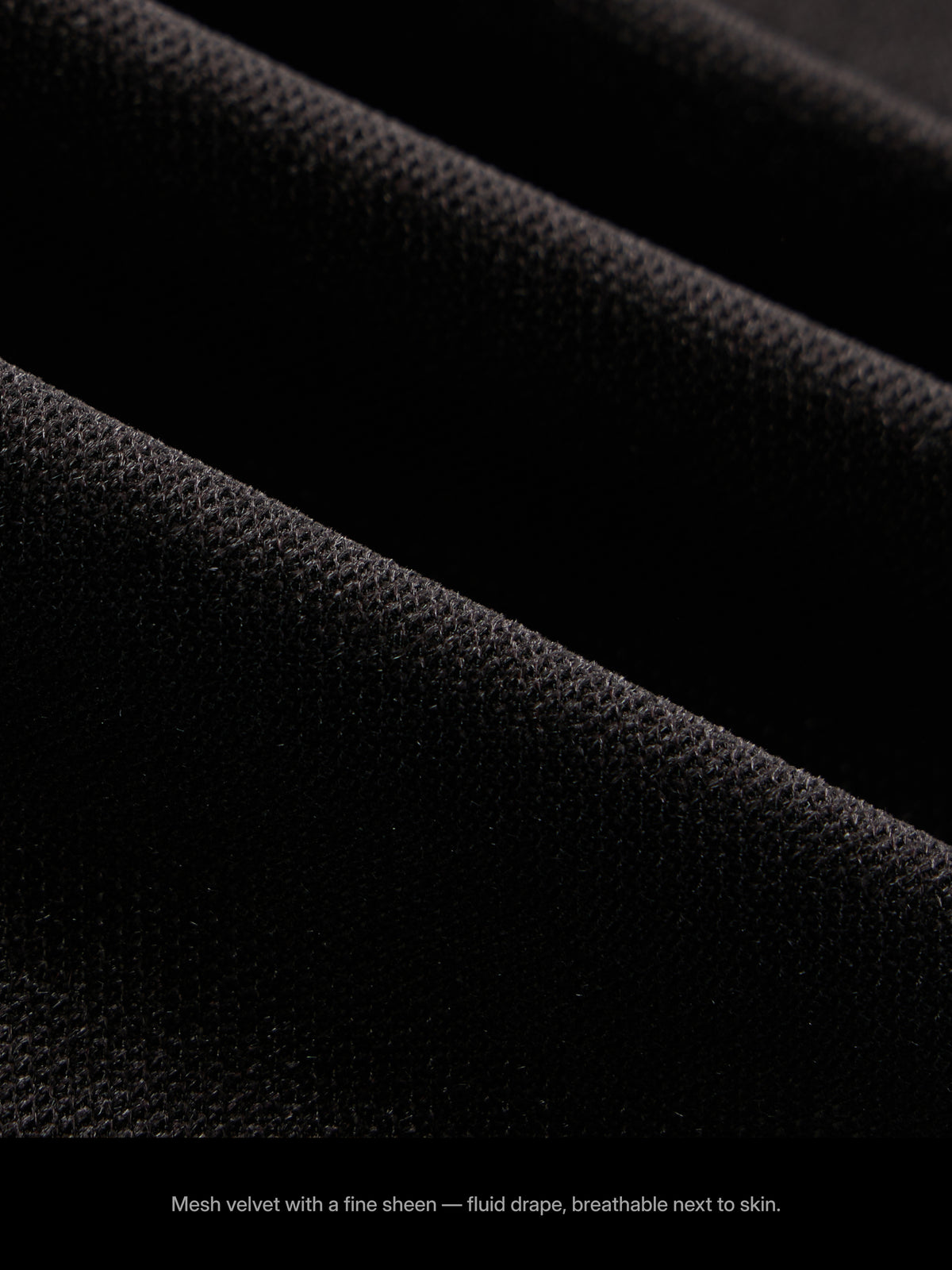 Sheer Velvet Mesh Cardigan fabric close-up