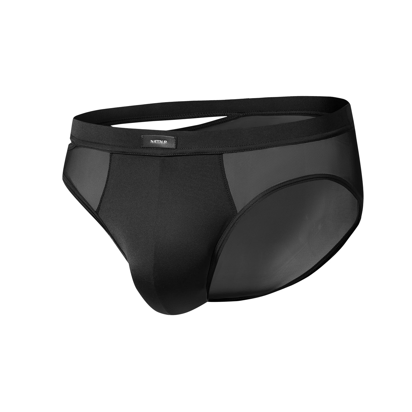 Side Cutout Mesh Brief