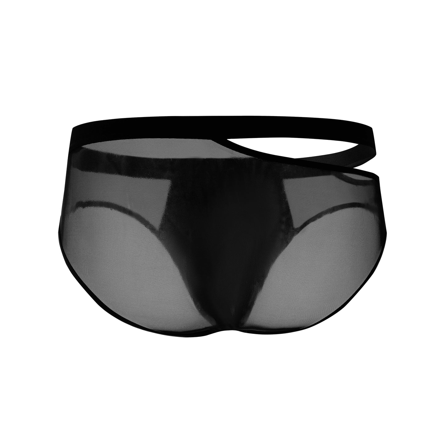 Side Cutout Mesh Brief