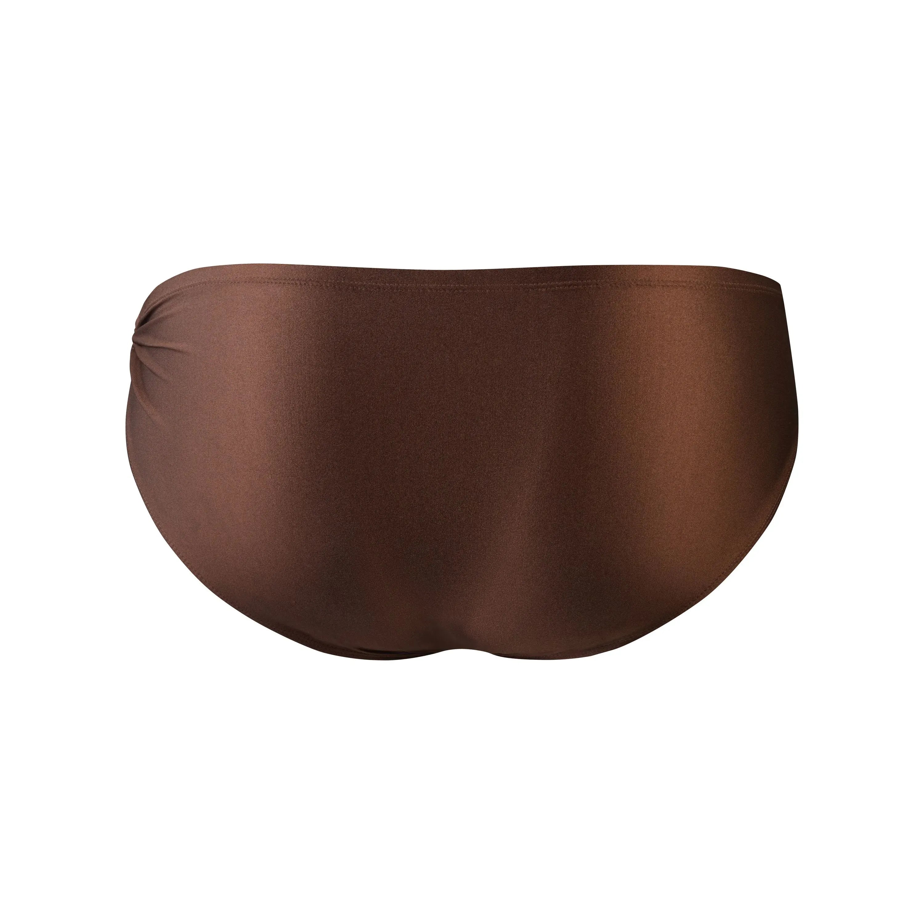 Side Drawstring Swim Brief (Golden Brown)