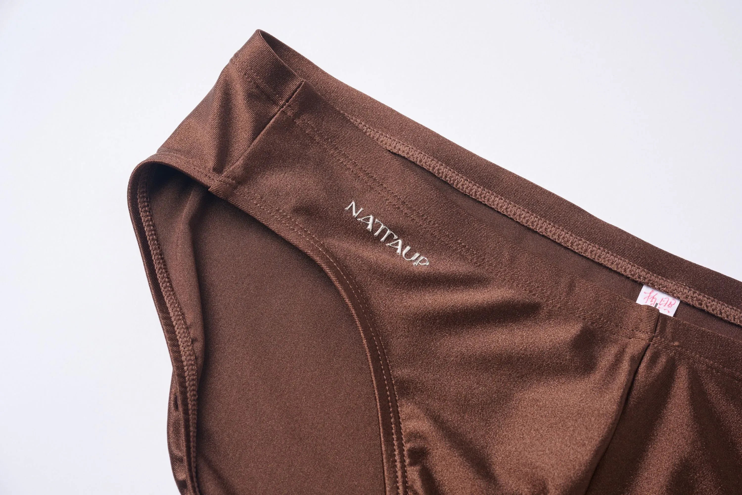 Side Drawstring Swim Brief (Golden Brown)