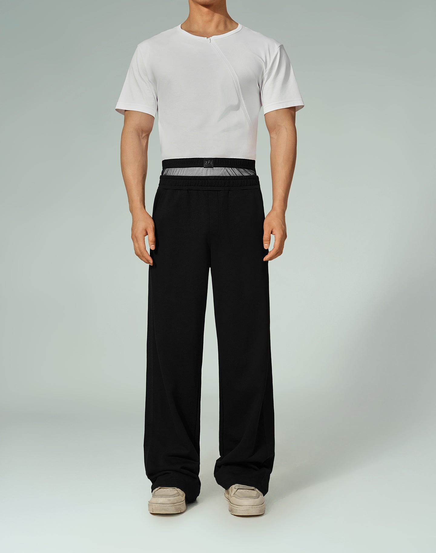 Side-Zip T-Shirt Bundle (B&W)