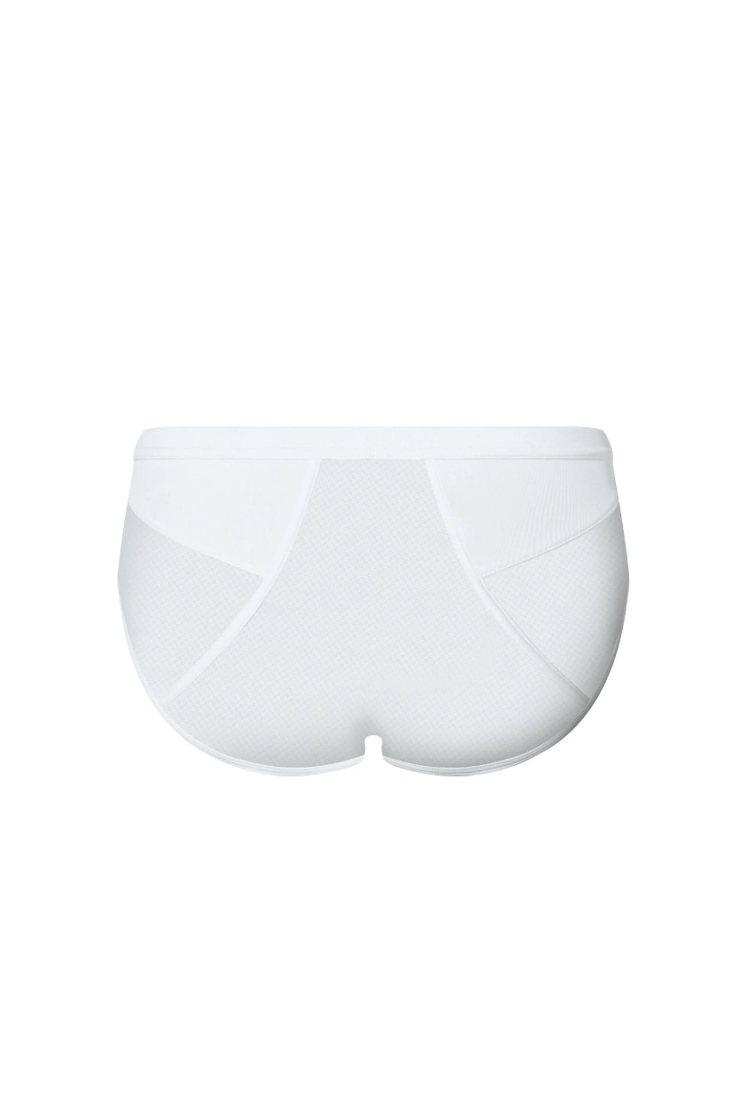 Sleep Mesh-Panel Brief (White)