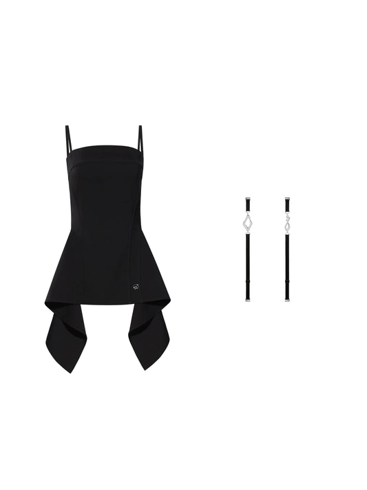 Spaghetti Strap Sundress & Irregular Alloy Straps