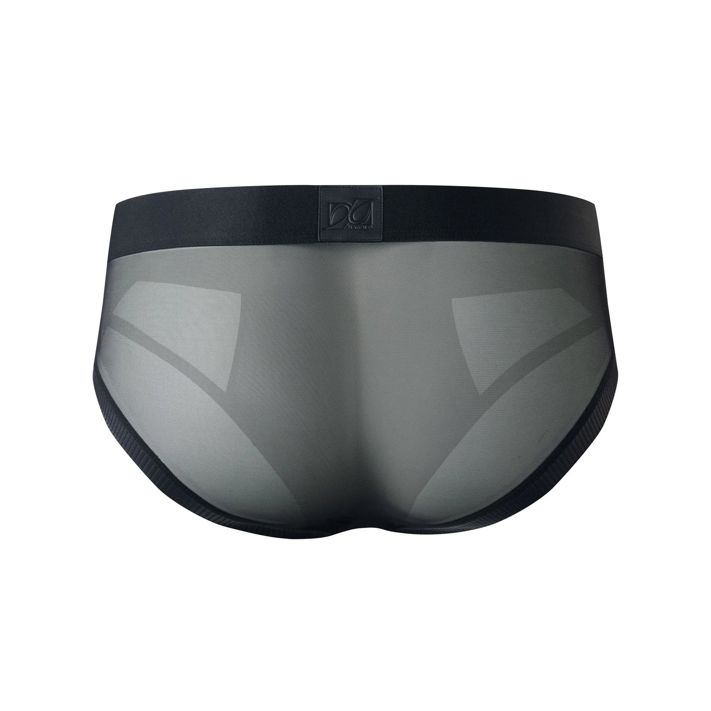 Sparkling-Ribbed Mesh Brief