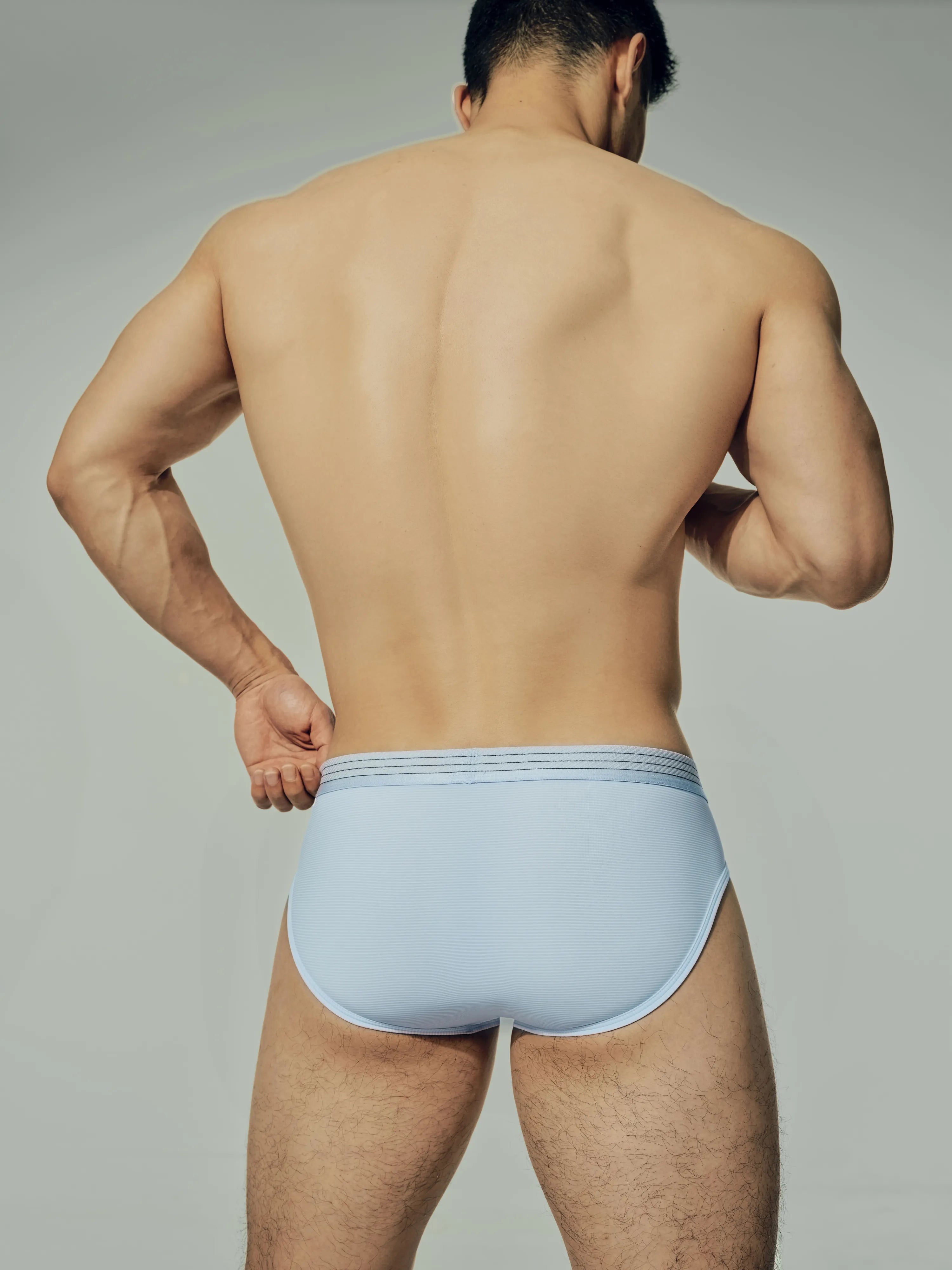 Striped Brief (Shoal Blue)