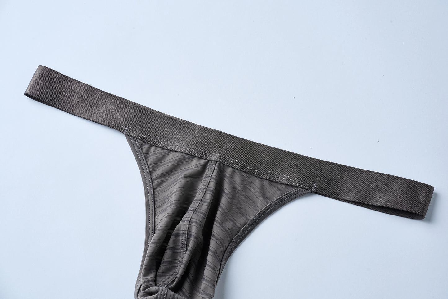 Striped Panel Thong