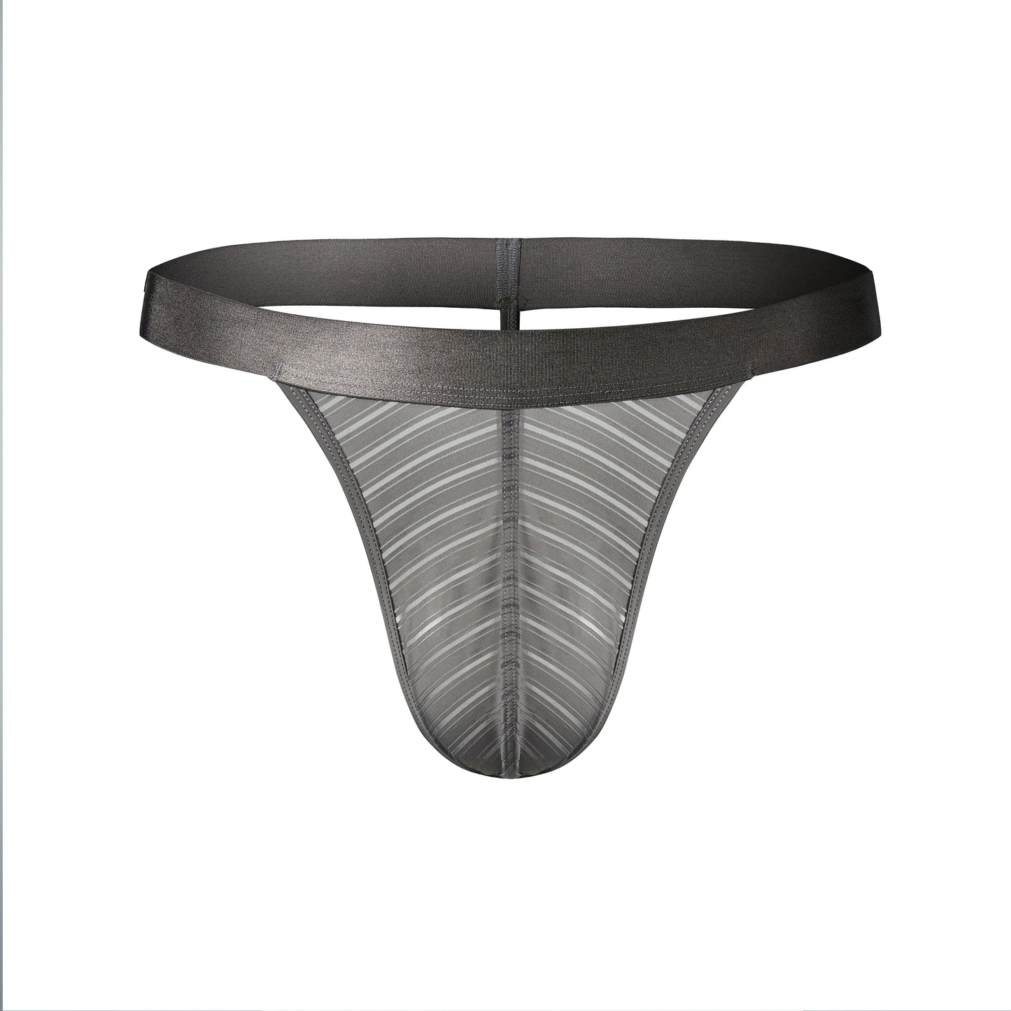 Striped Panel Thong