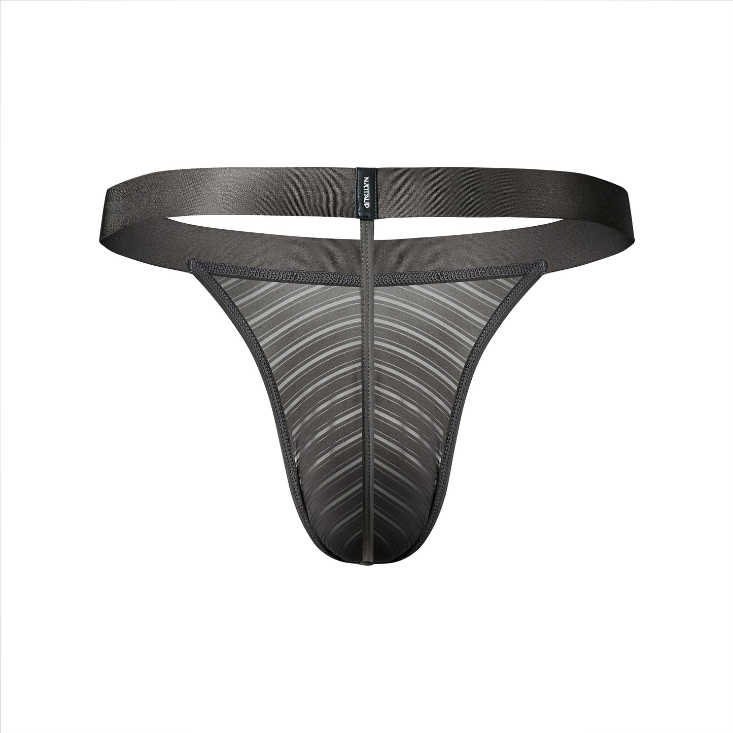 Striped Panel Thong
