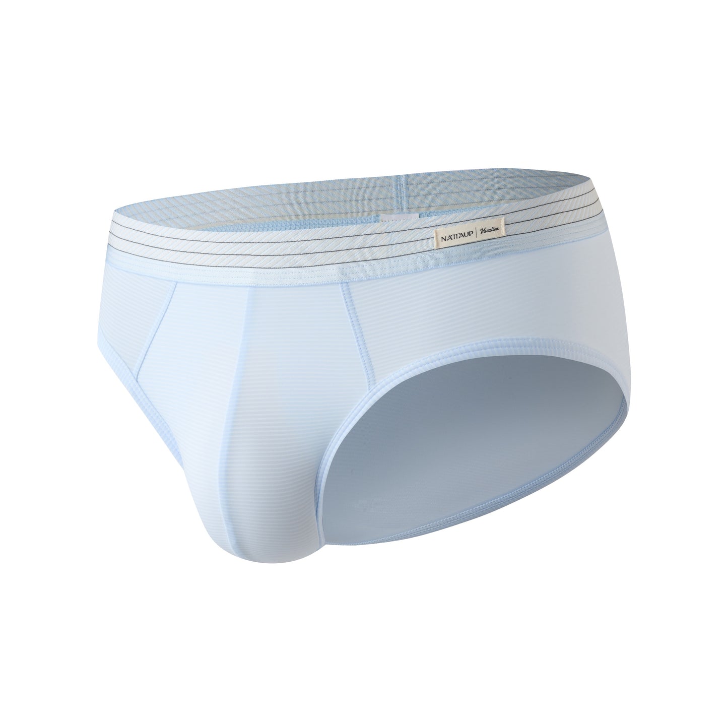 Striped Trunk & Brief (Shoal Blue)