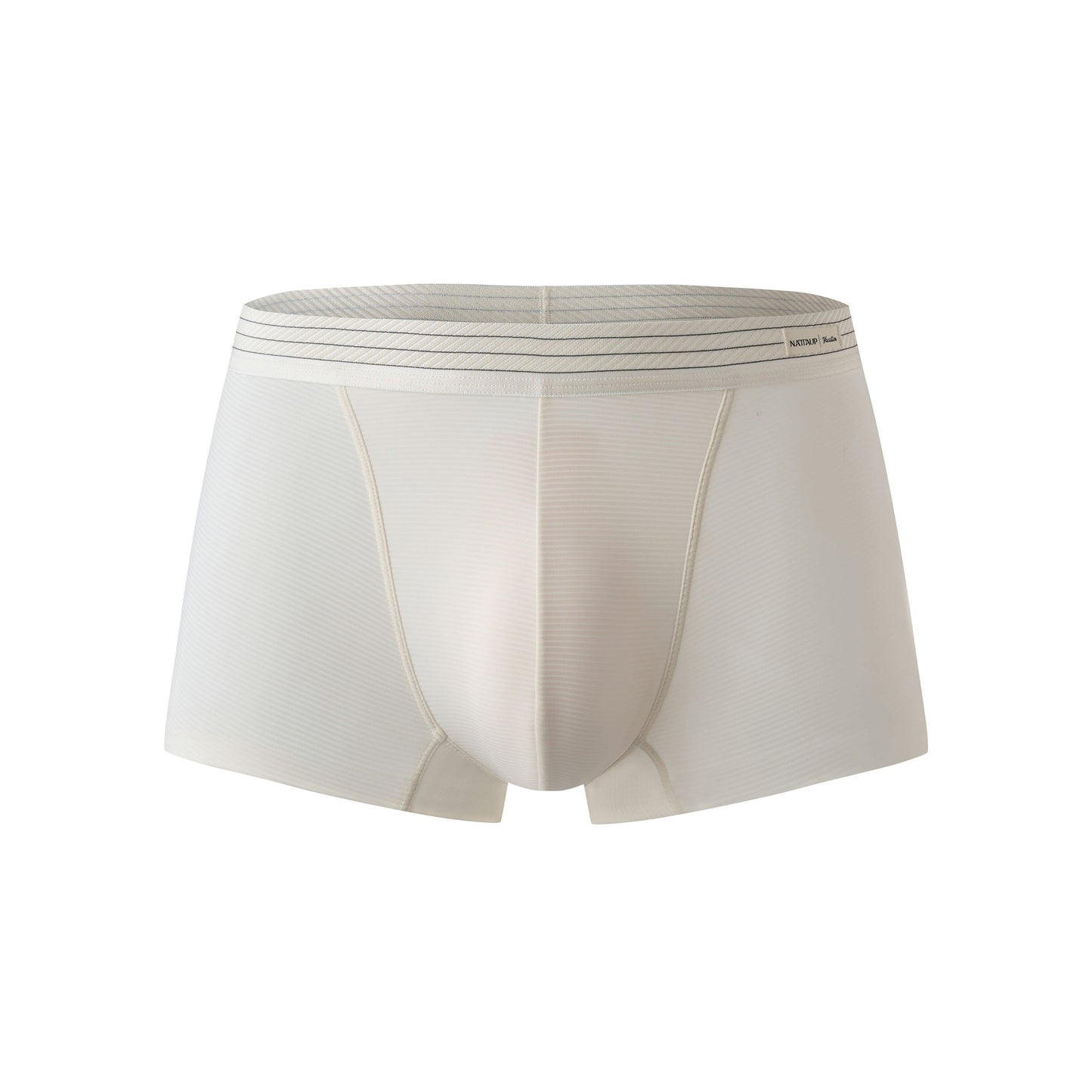 Striped Trunks*2 (Sand White+Shoal Blue)