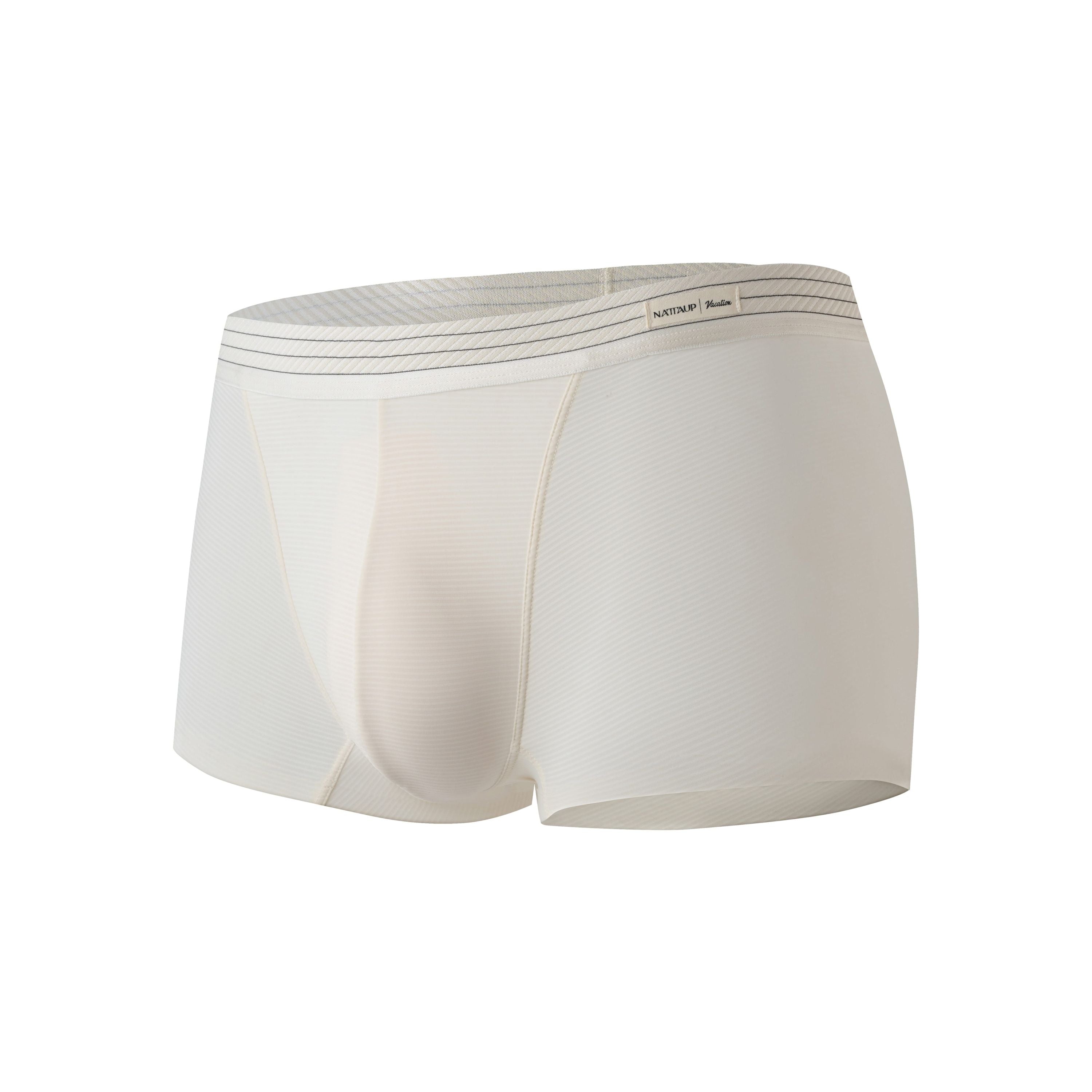 Striped Trunks*2 (Sand White+Shoal Blue)