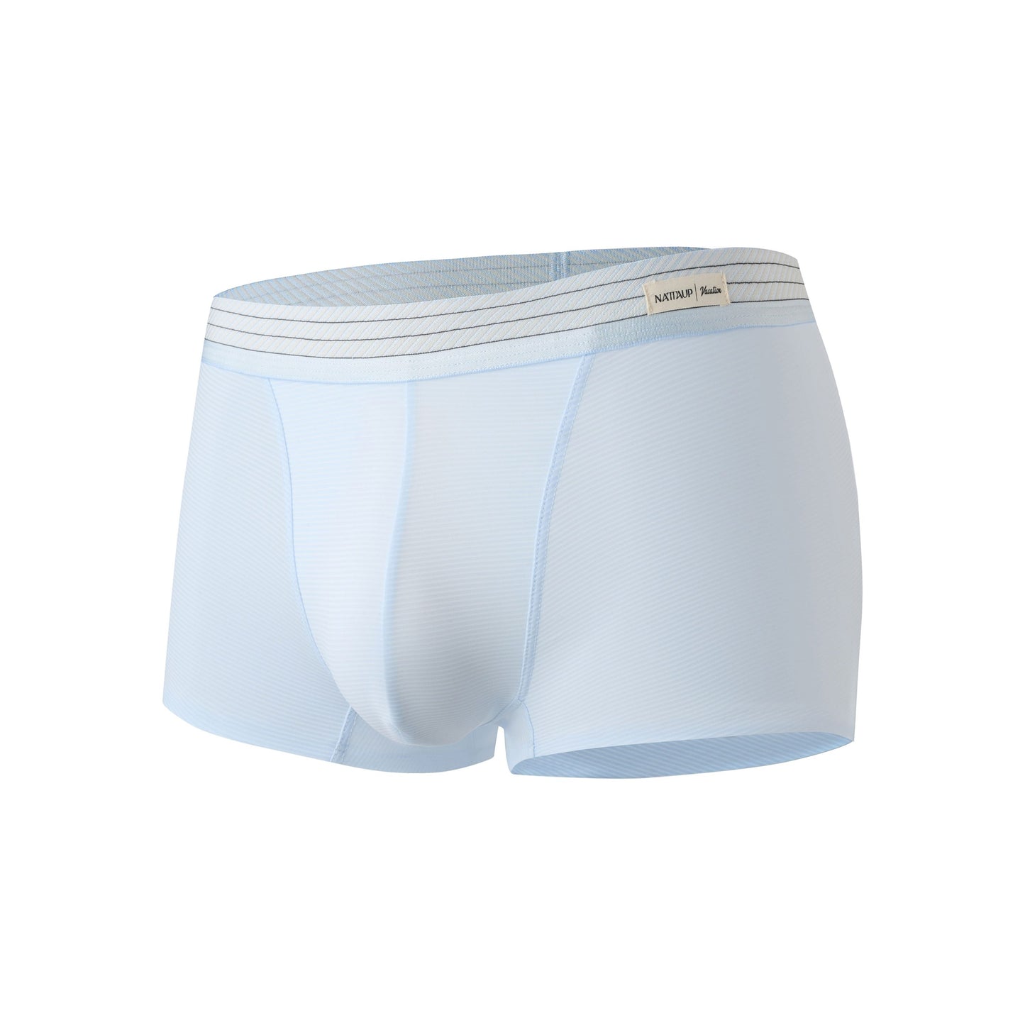 Striped Trunks*2 (Sand White+Shoal Blue)