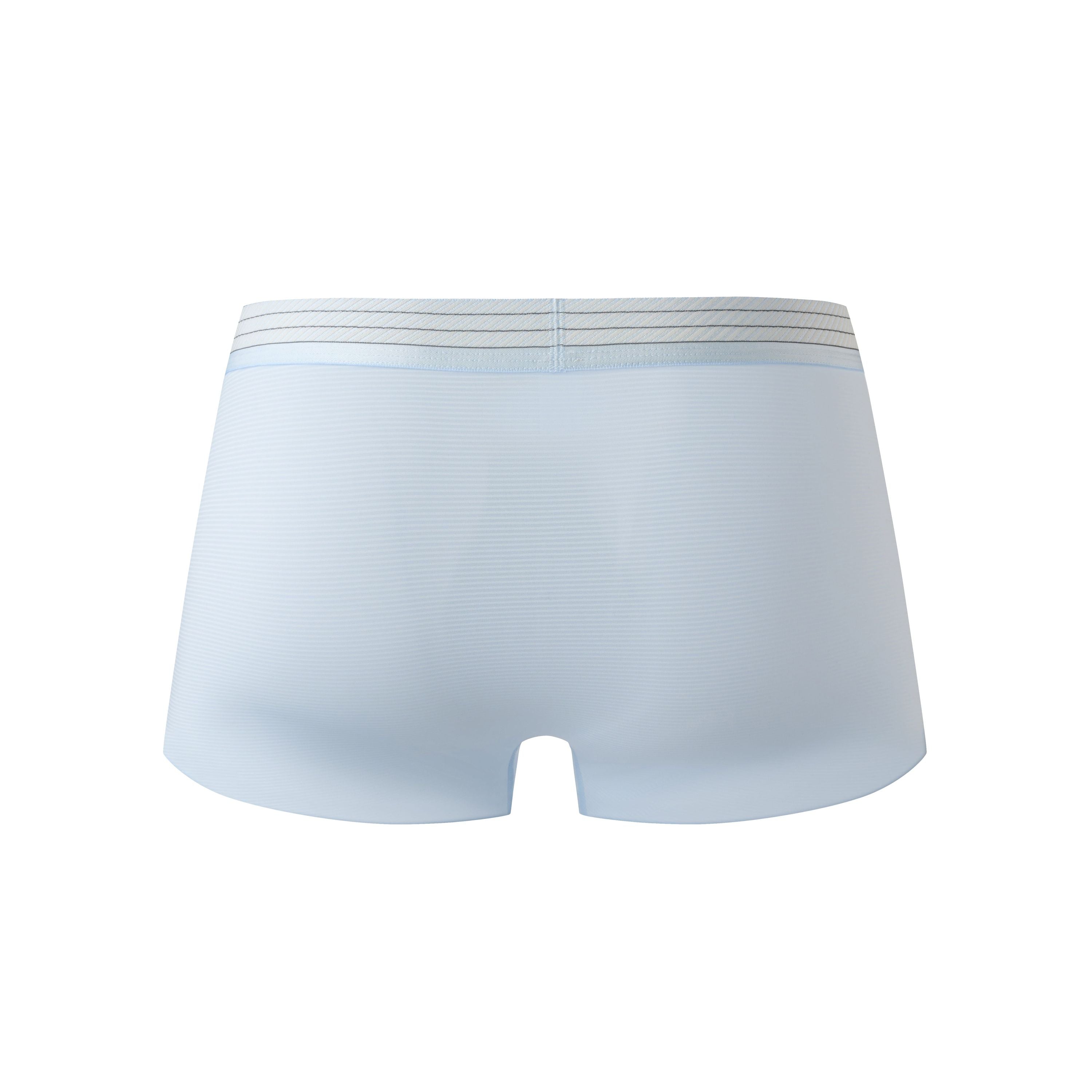 Striped Trunks*2 (Sand White+Shoal Blue)