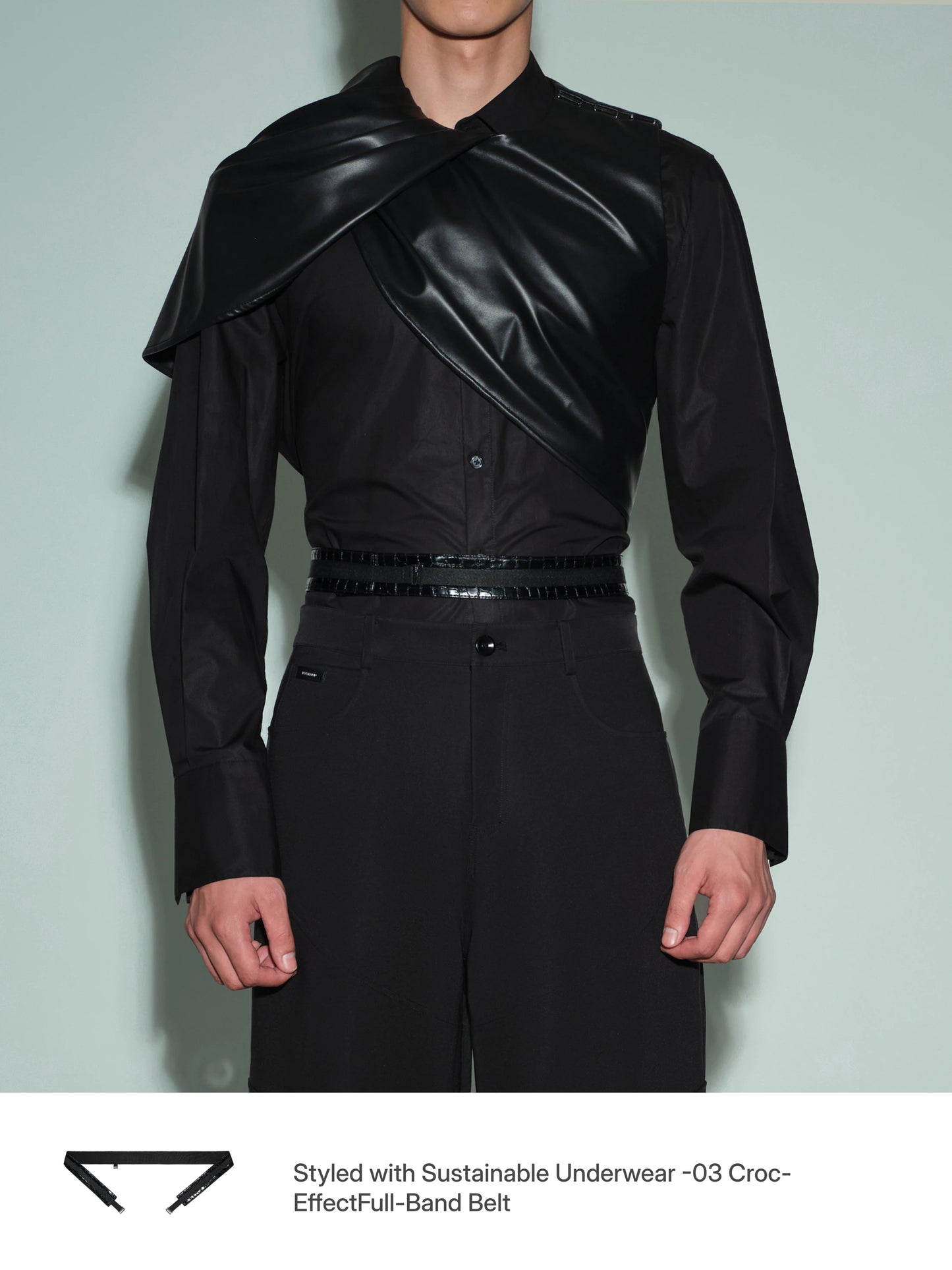 FB Mesh Brief with Belt Accessories