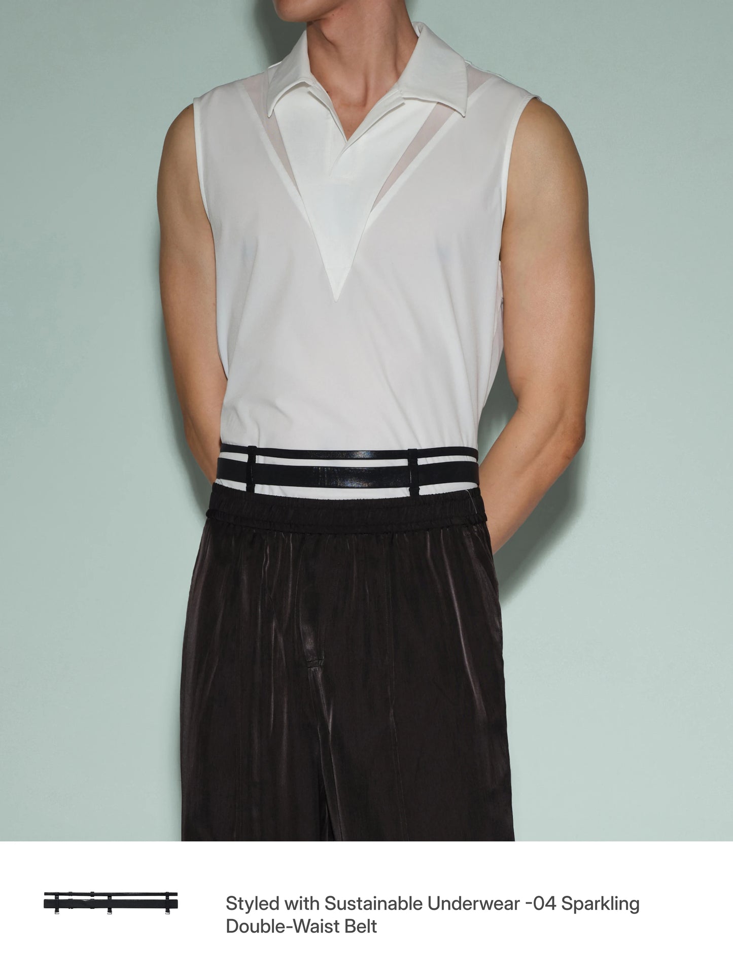 FB Mesh Brief with Belt Accessories