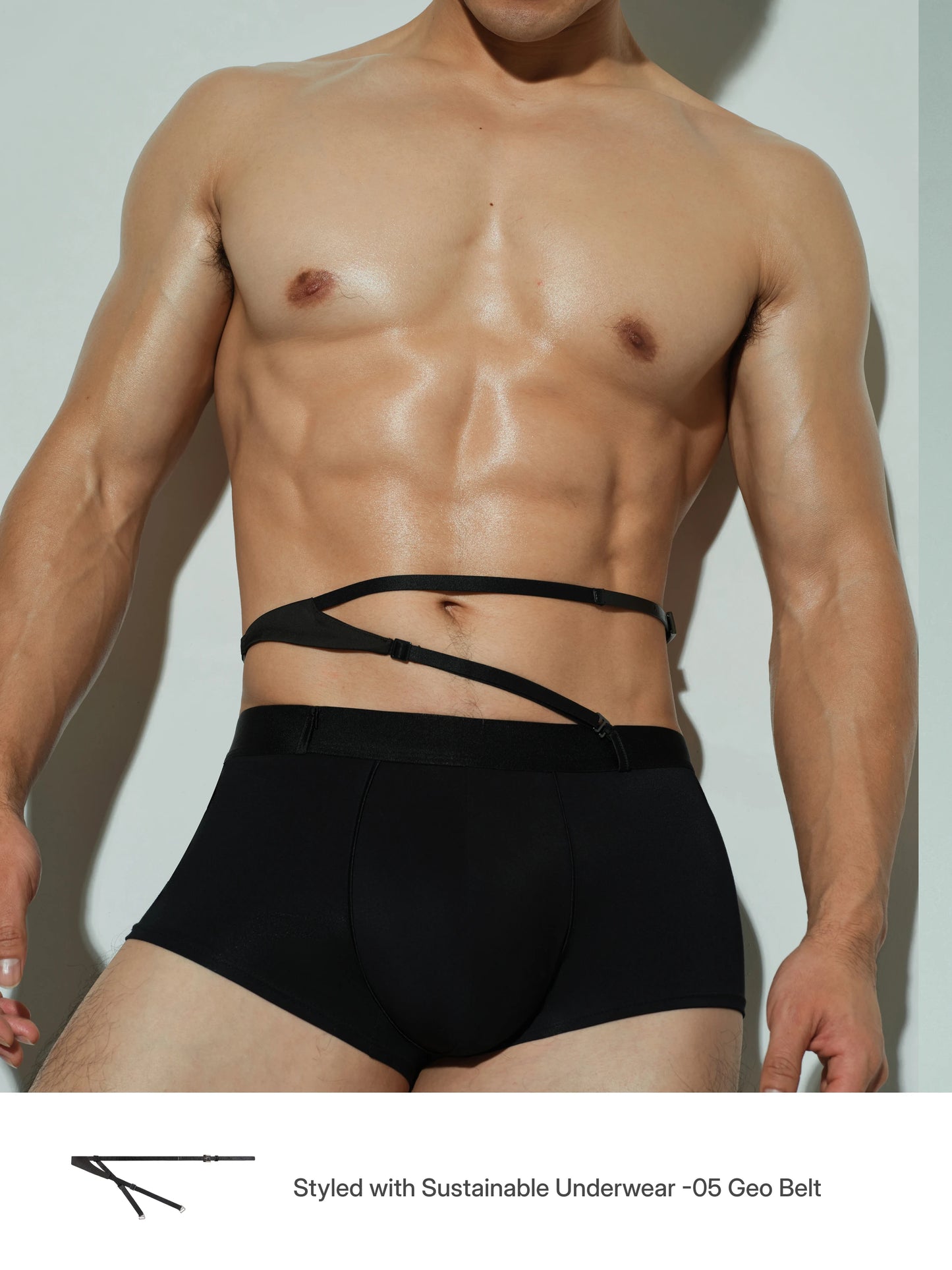 FB Mesh Brief with Belt Accessories