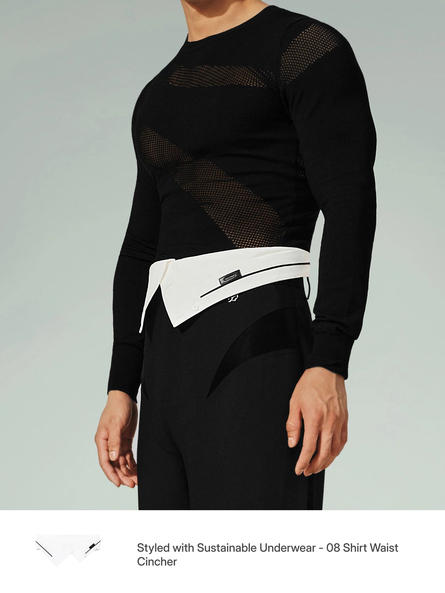 FB Mesh Brief with Belt Accessories