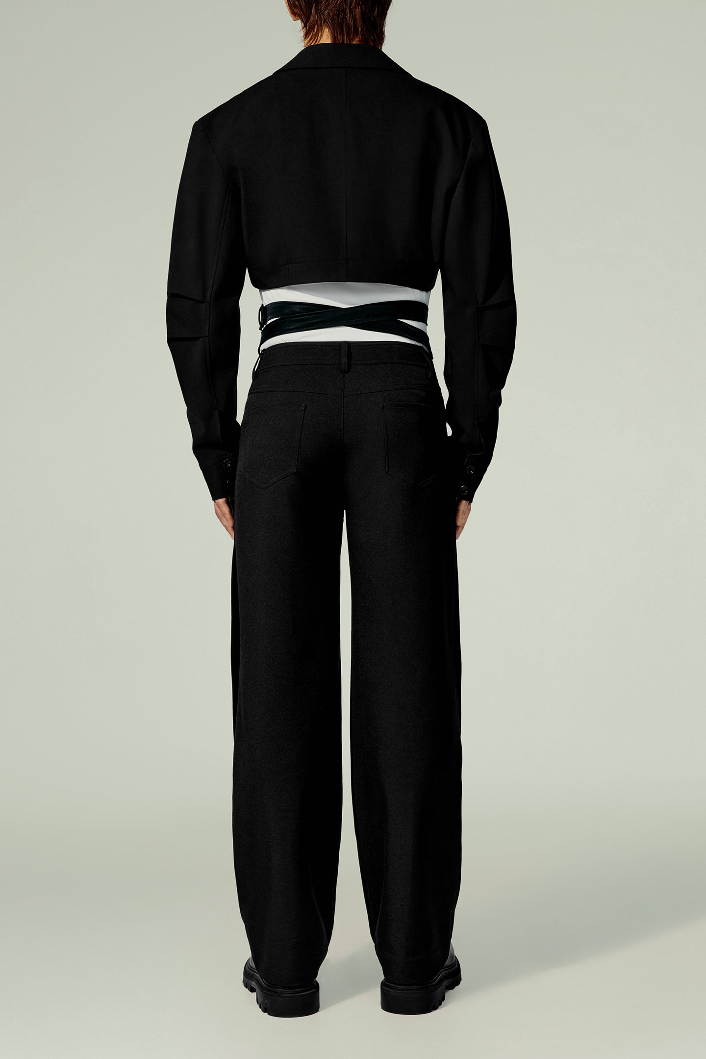 Sustain Series-PB Brief & Faux Leather Belt
