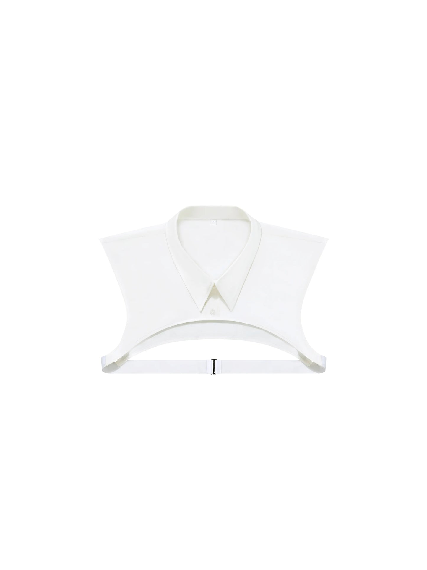 Cropped PU Shirt & Openwork  Structure Shirt