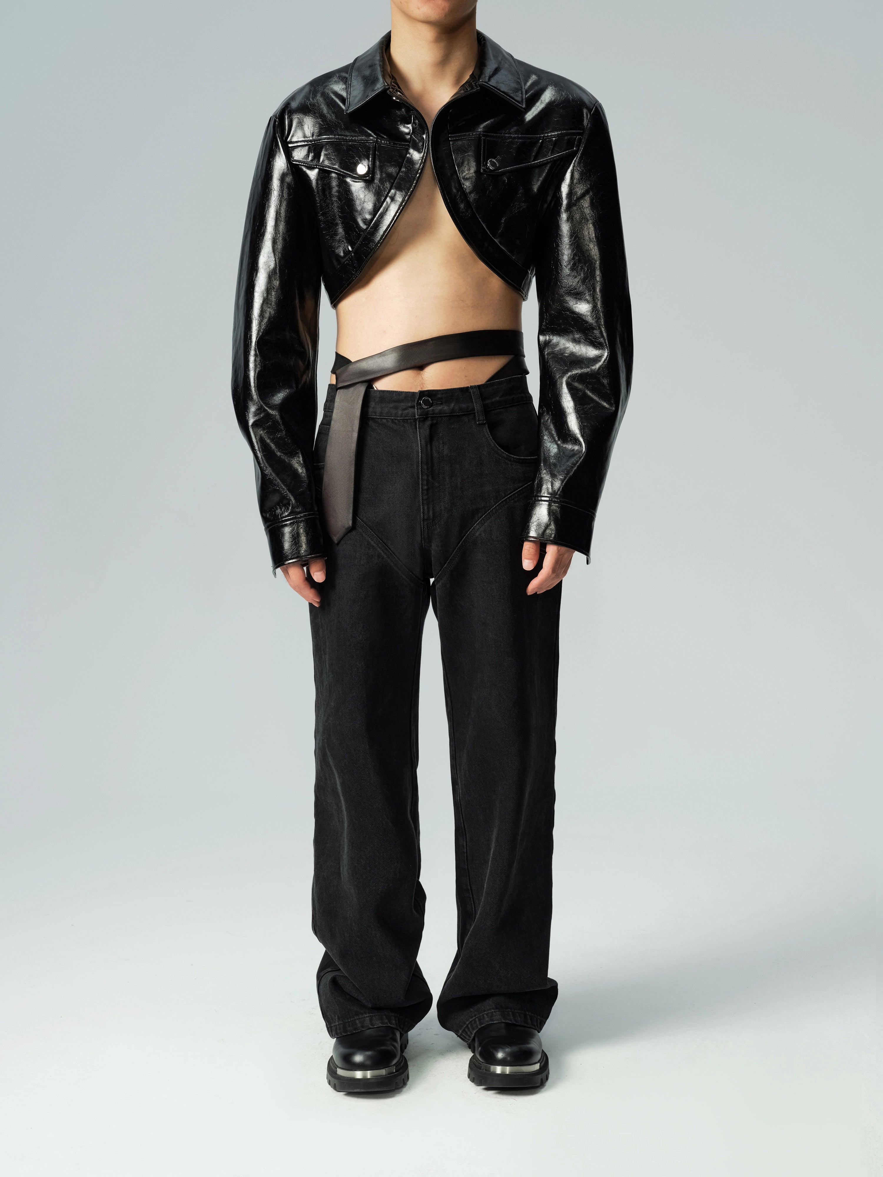 PB-Brief & Tie-Style Belt Set