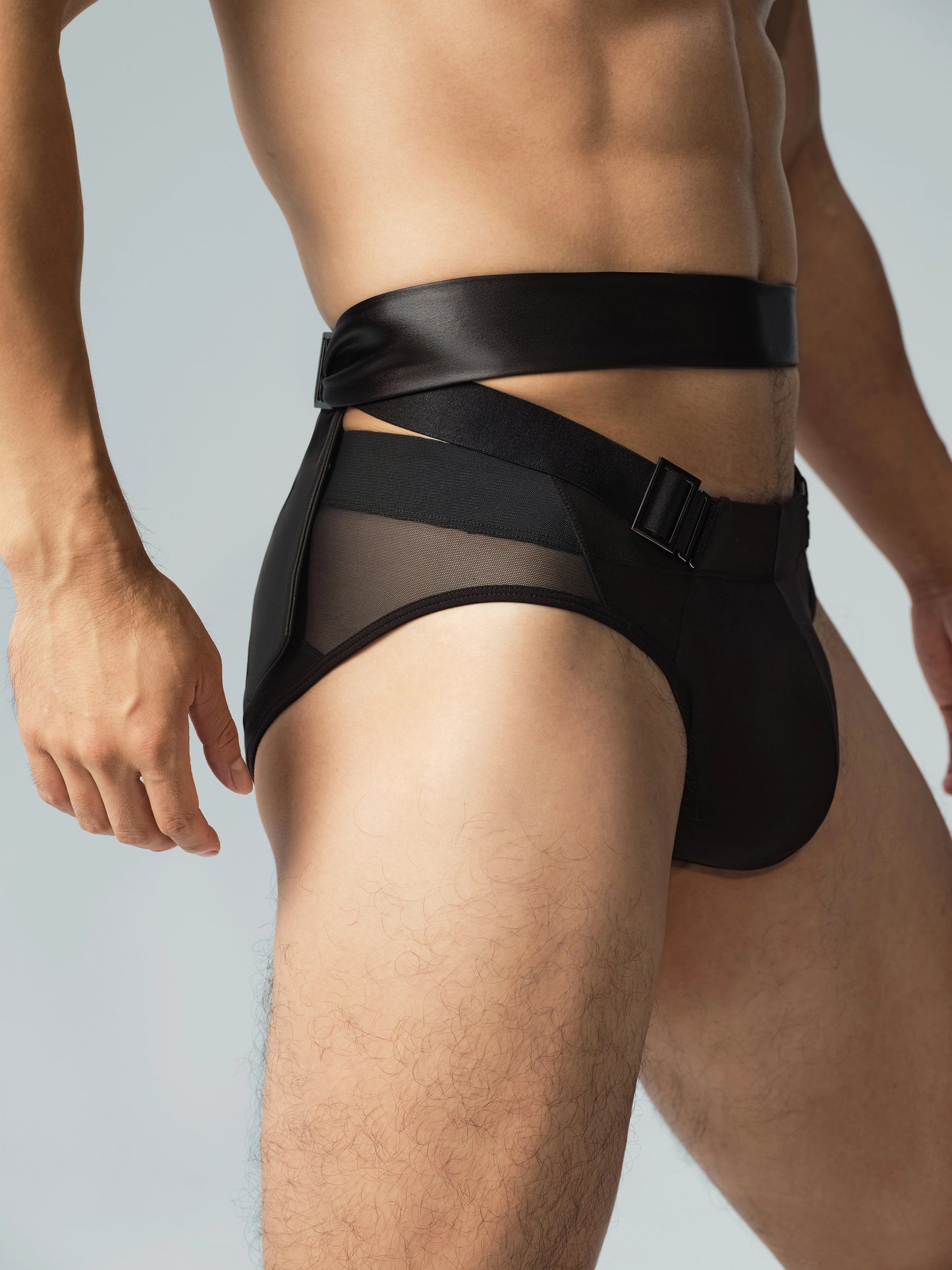 PB-Brief & Tie-Style Belt Set