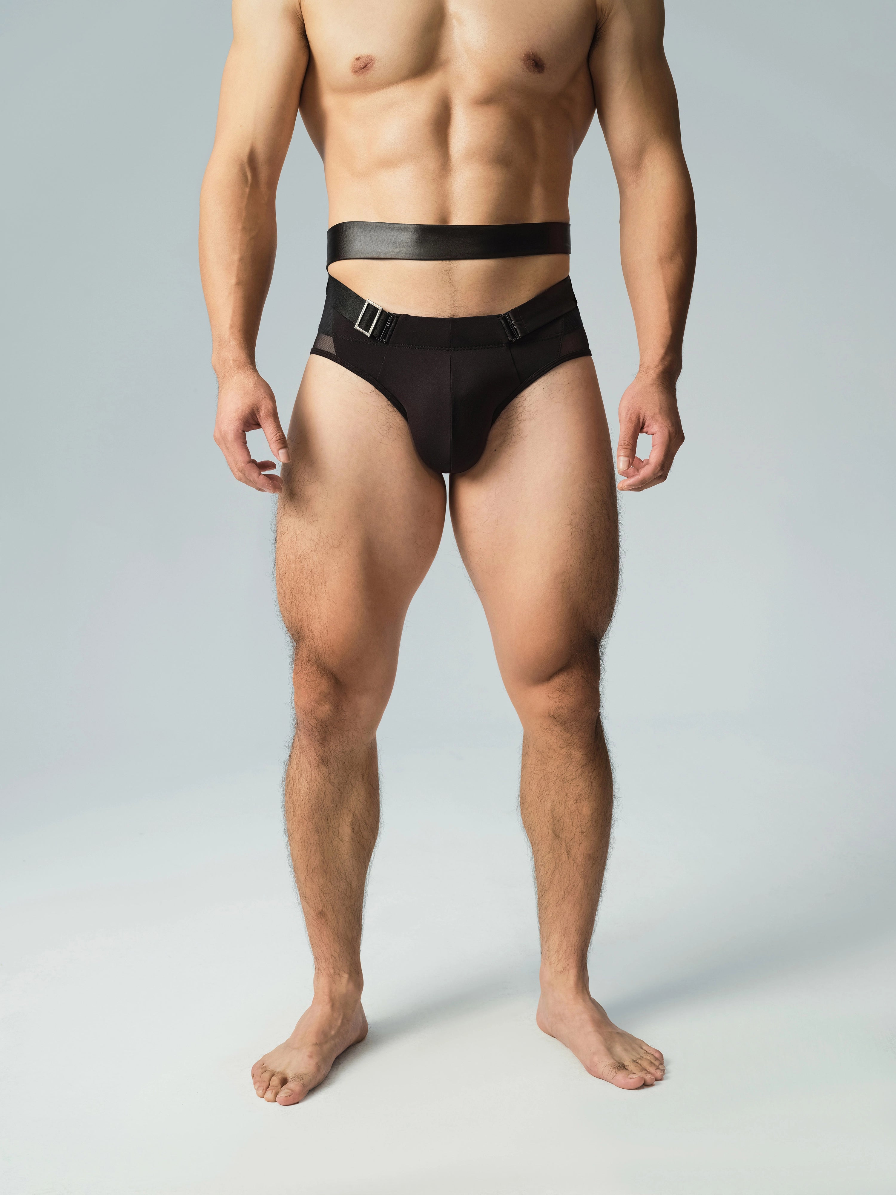 PB-Brief & Tie-Style Belt Set