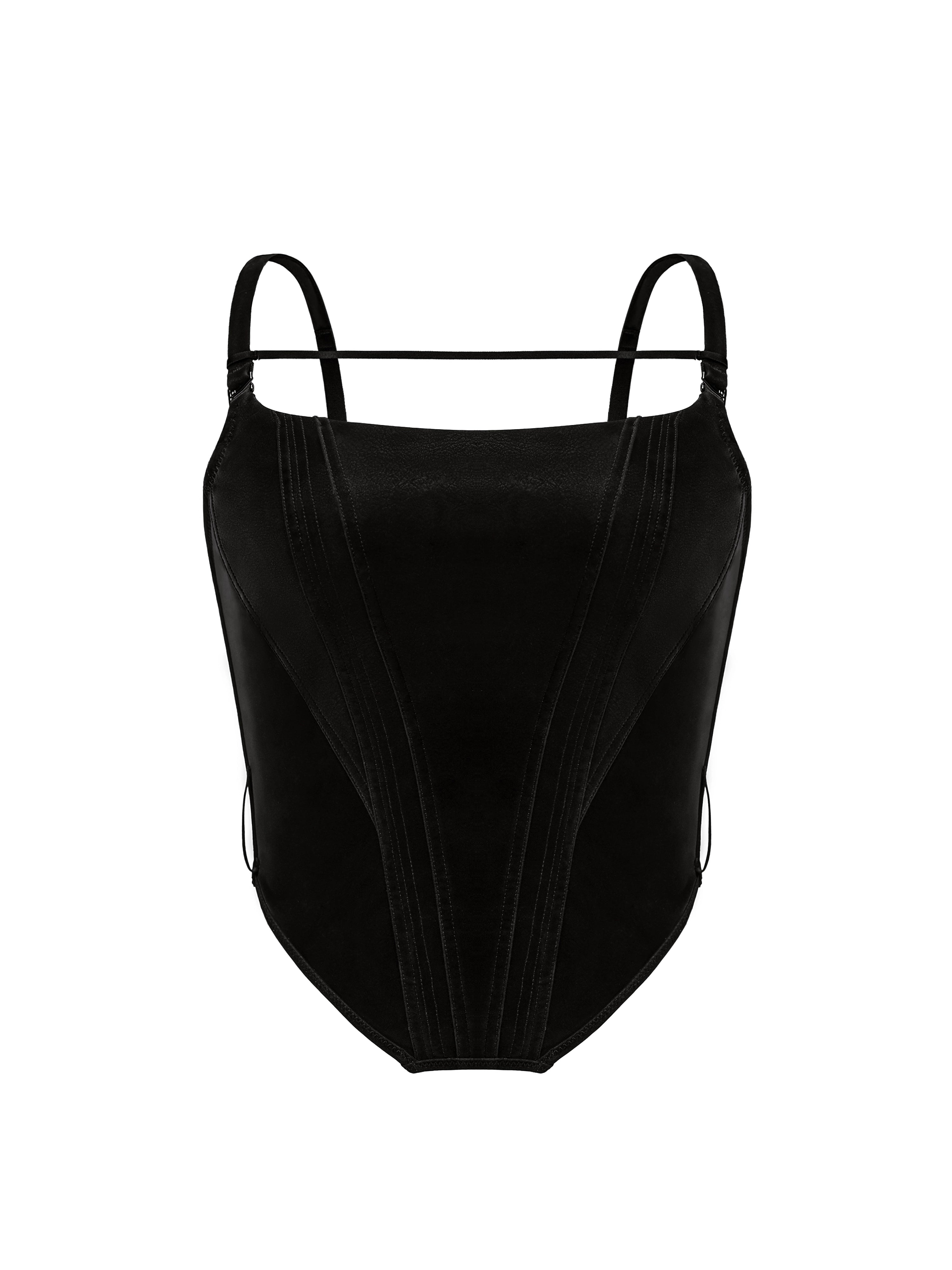 Bone Structured Bra & Faux Fur Bra Accessory Set