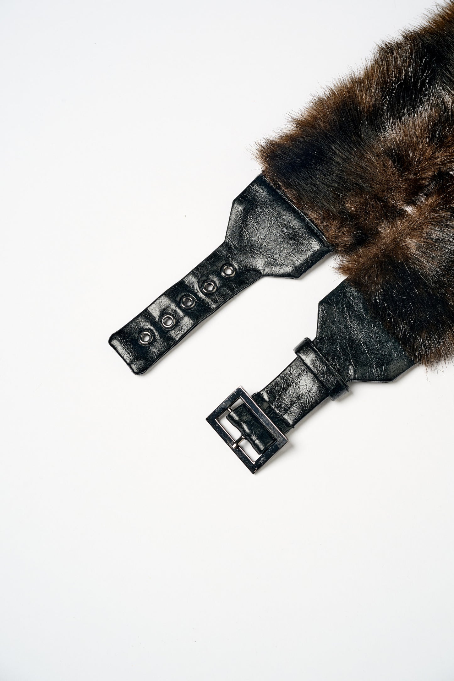 Convertible Strap Bralette & Faux Fur Bra Accessory Set