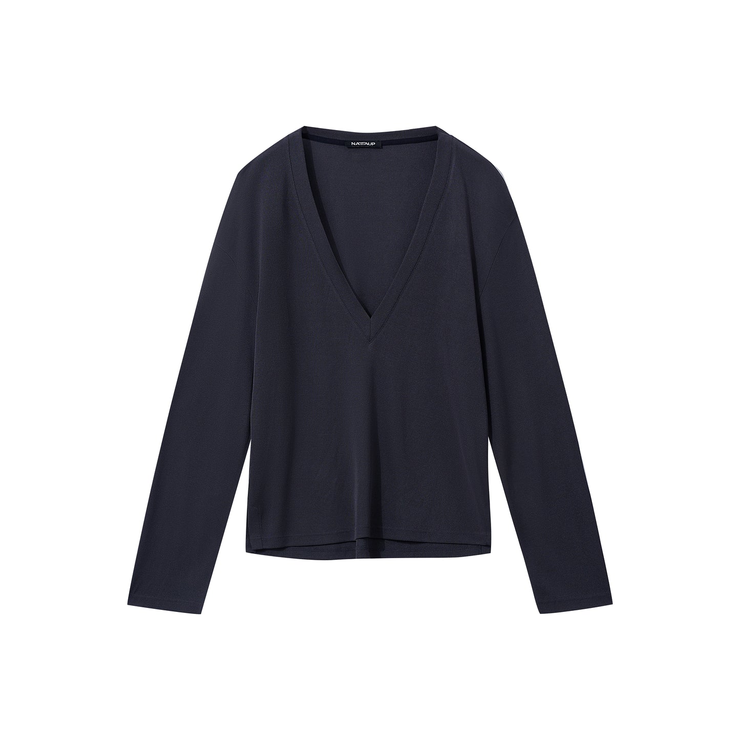 V-Neck Knitted Overshirt