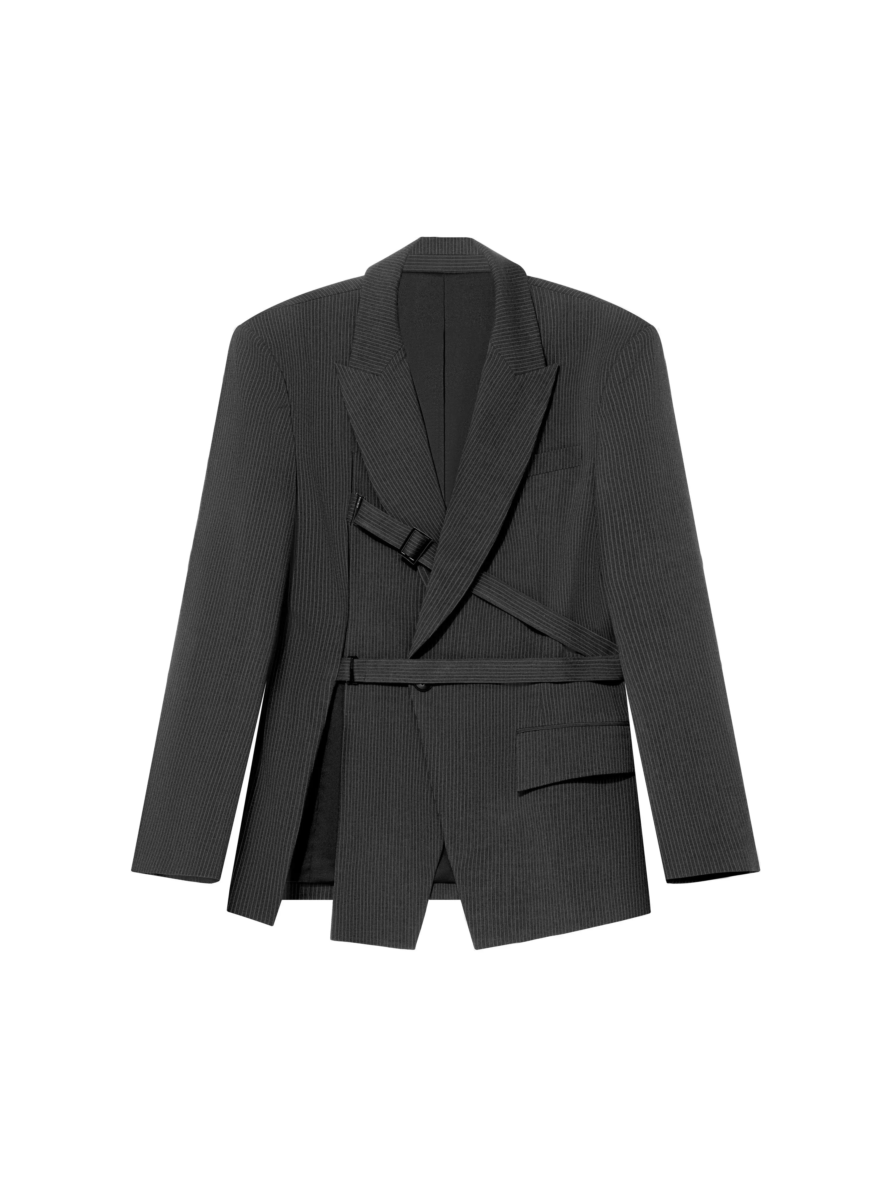 Waist Strap Suit Jacket