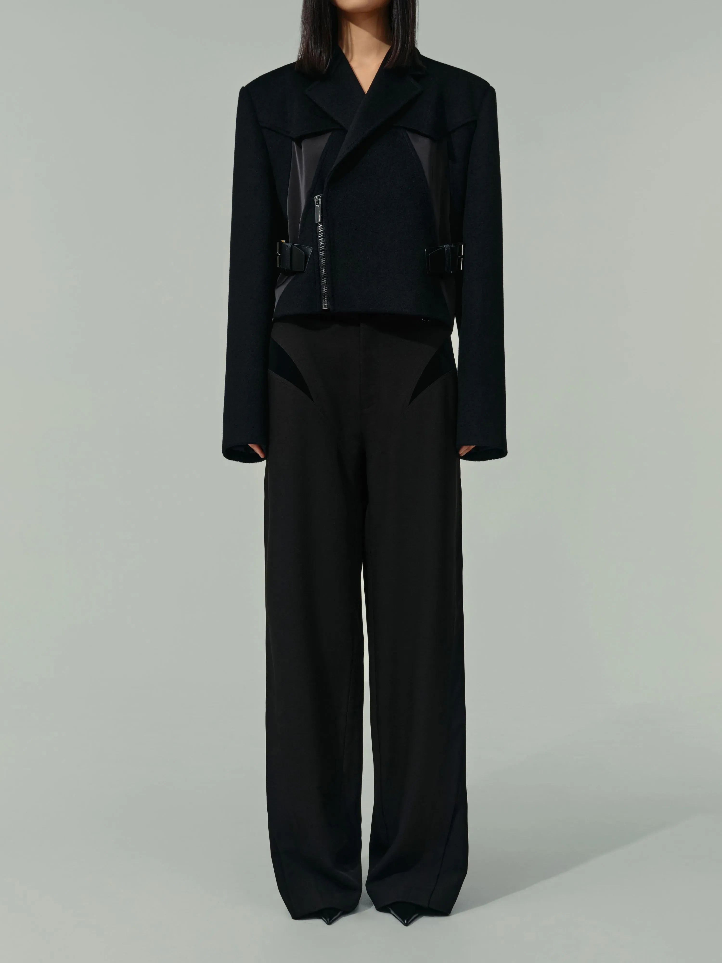 Wool Cropped Jacket
