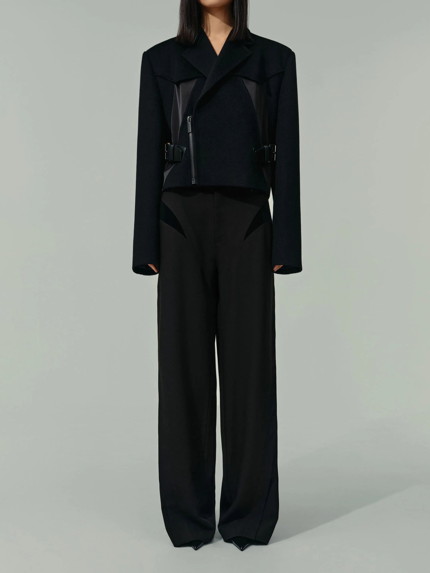 Wool Cropped Jacket