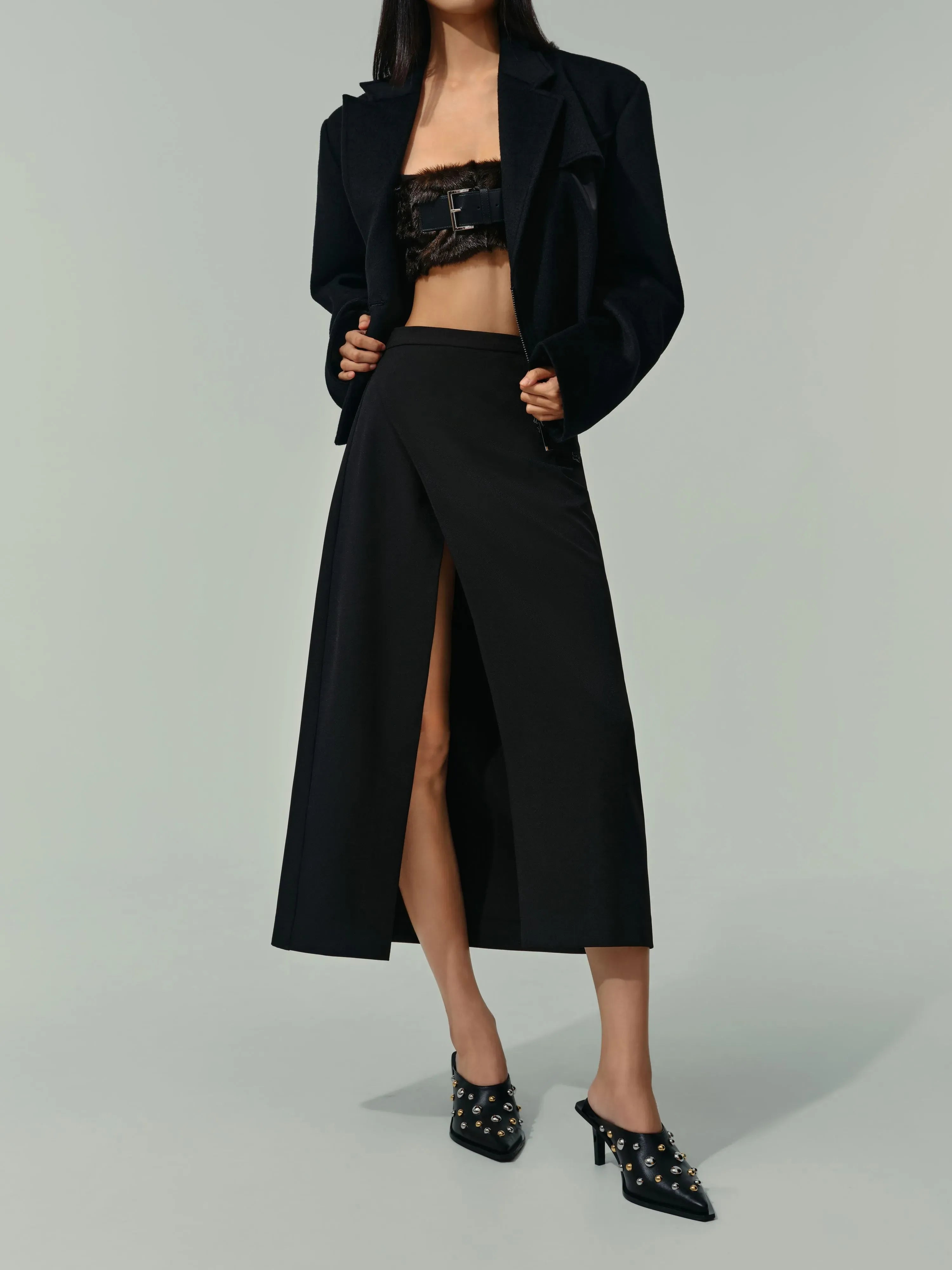 Wool Cropped Jacket