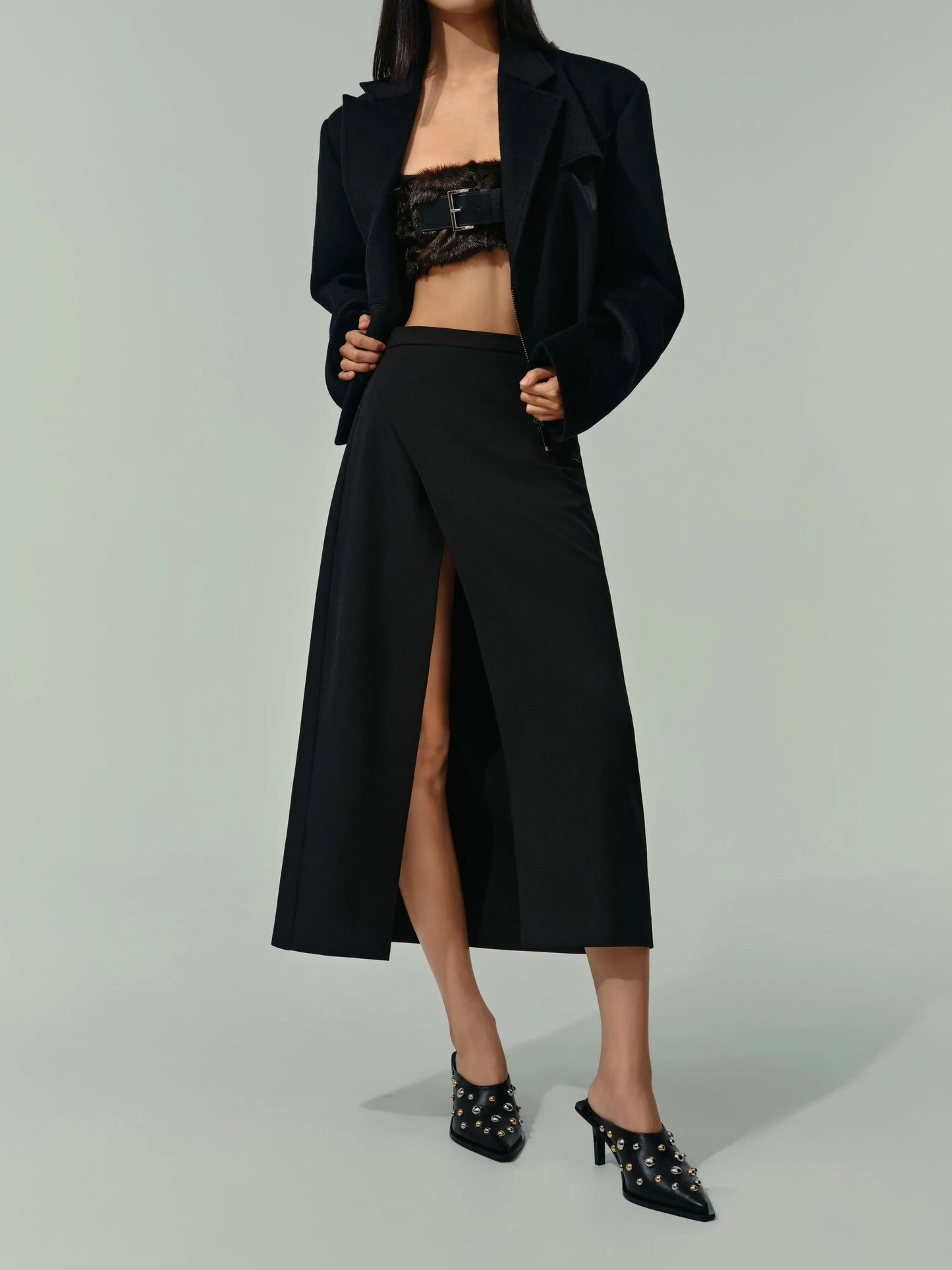 Wool Cropped Jacket