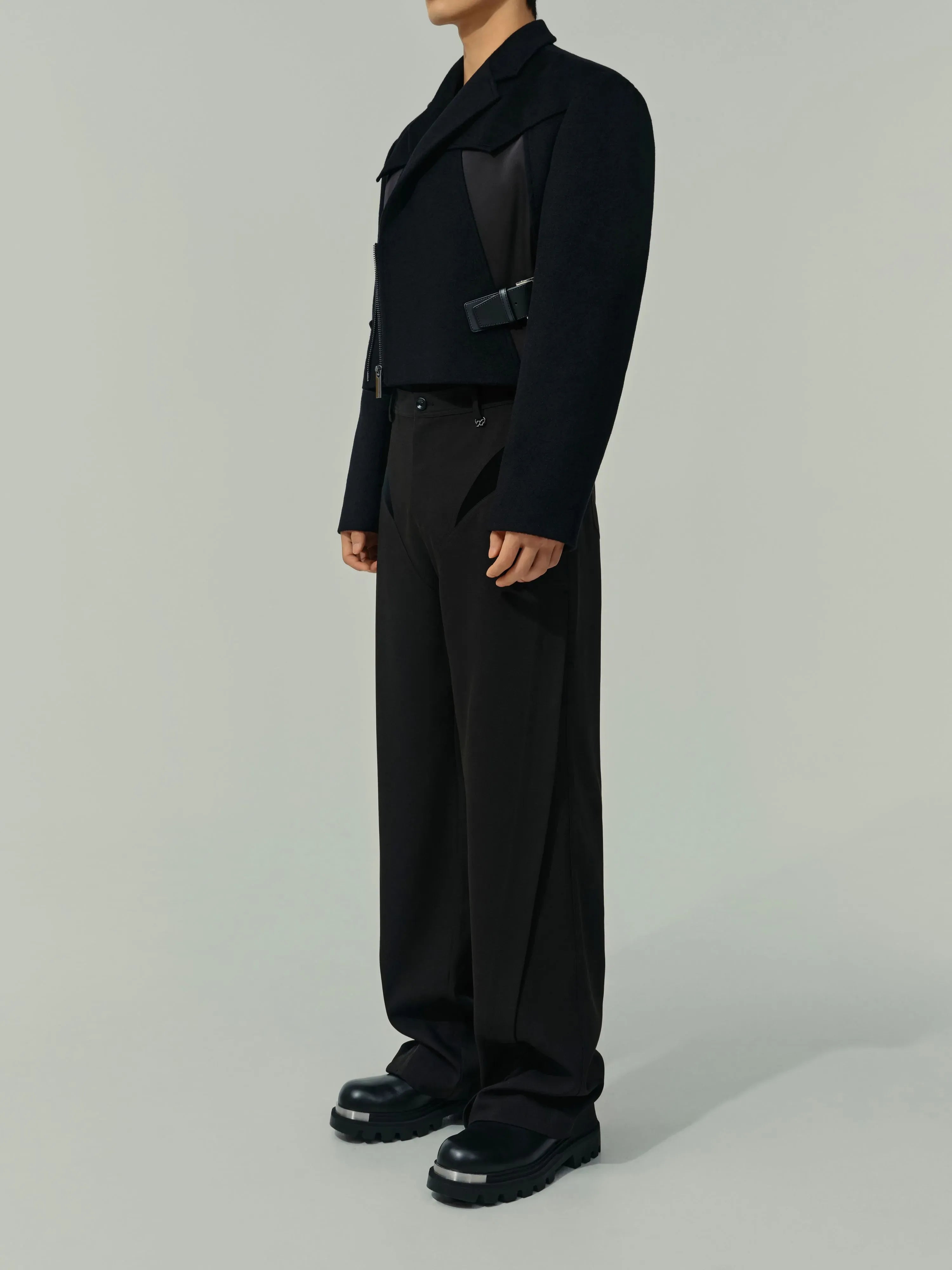 Wool Cropped Jacket