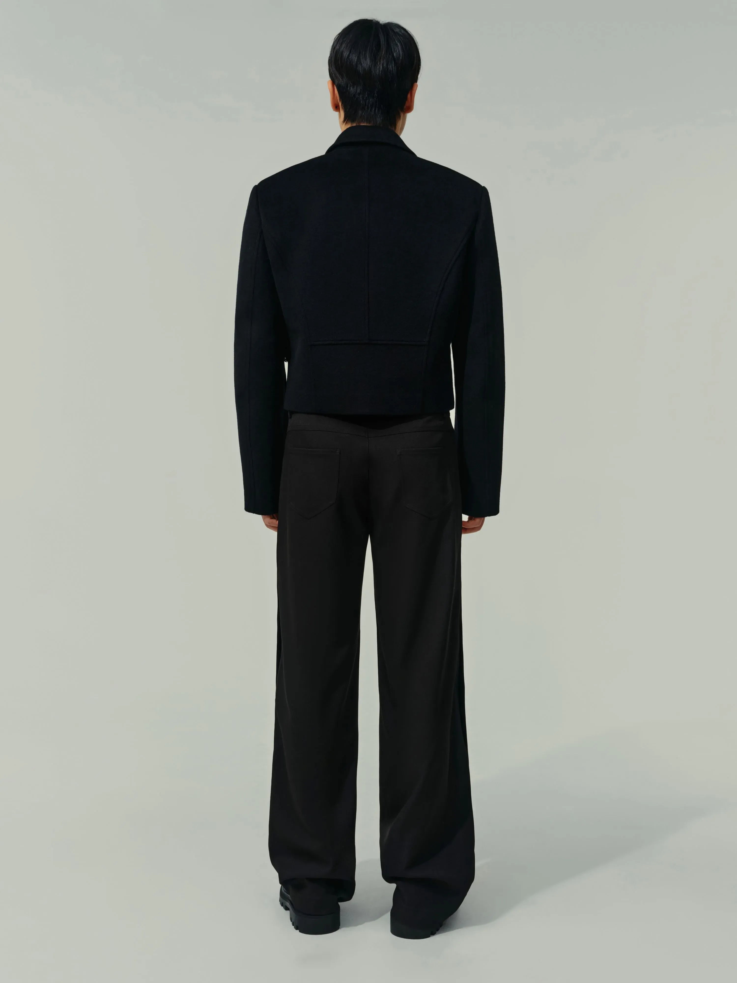 Wool Cropped Jacket