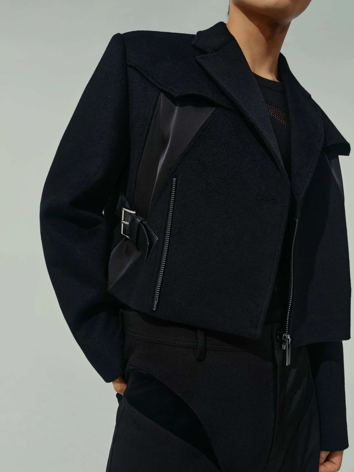 Wool Cropped Jacket