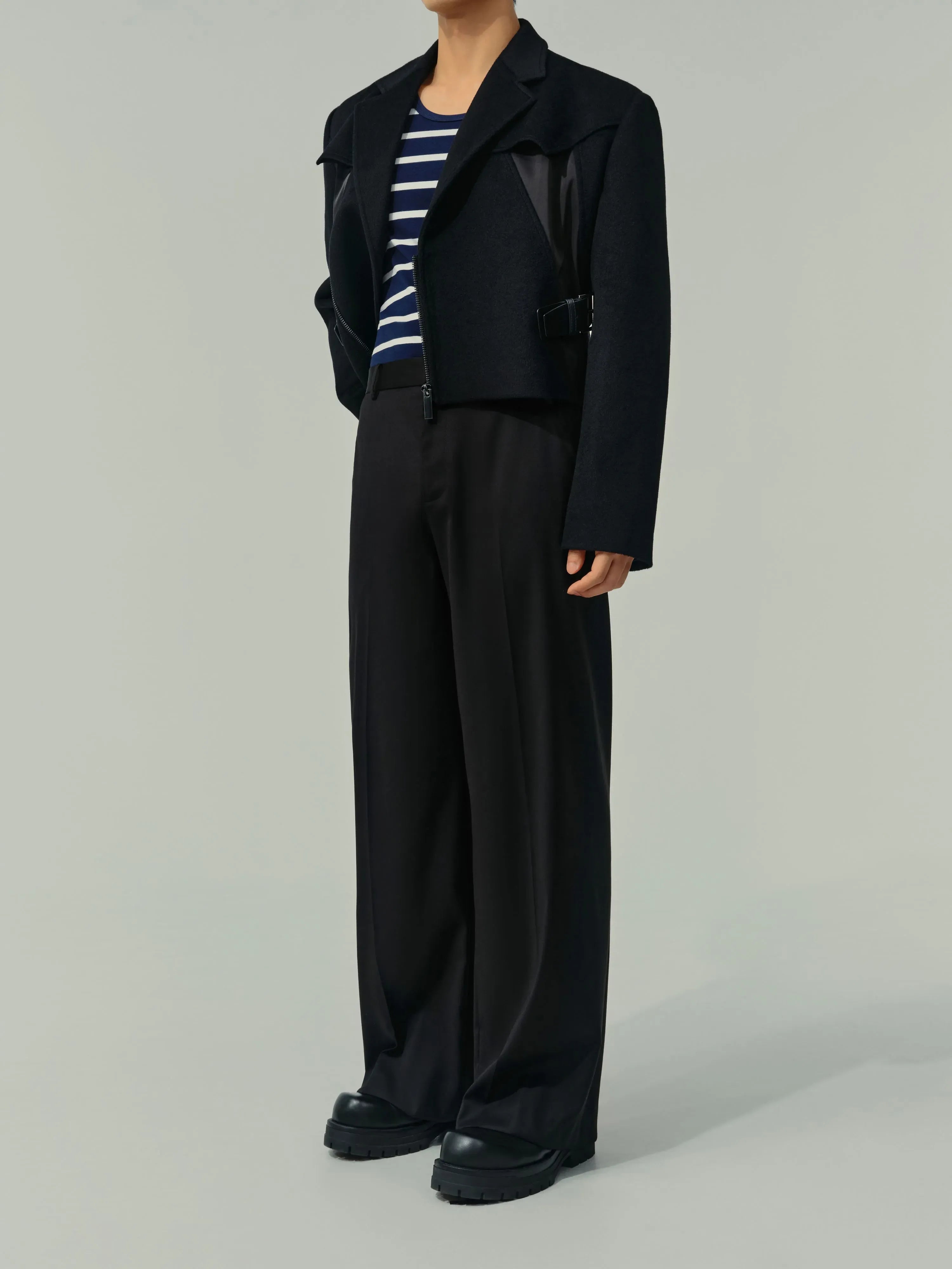 Wool Cropped Jacket