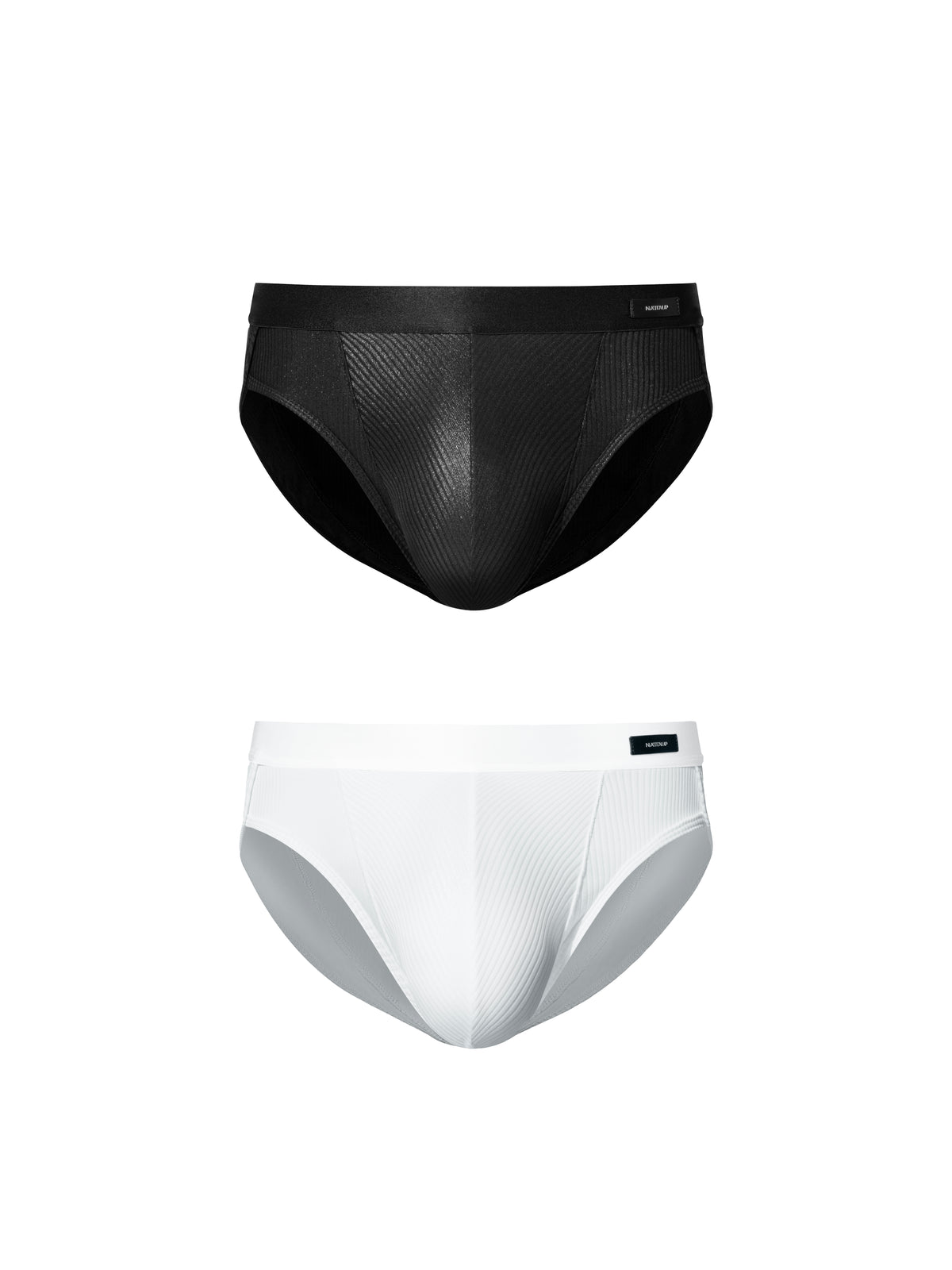 Sparkling Ribbed High-Cut Brief