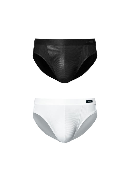 Sparkling Ribbed High-Cut Brief